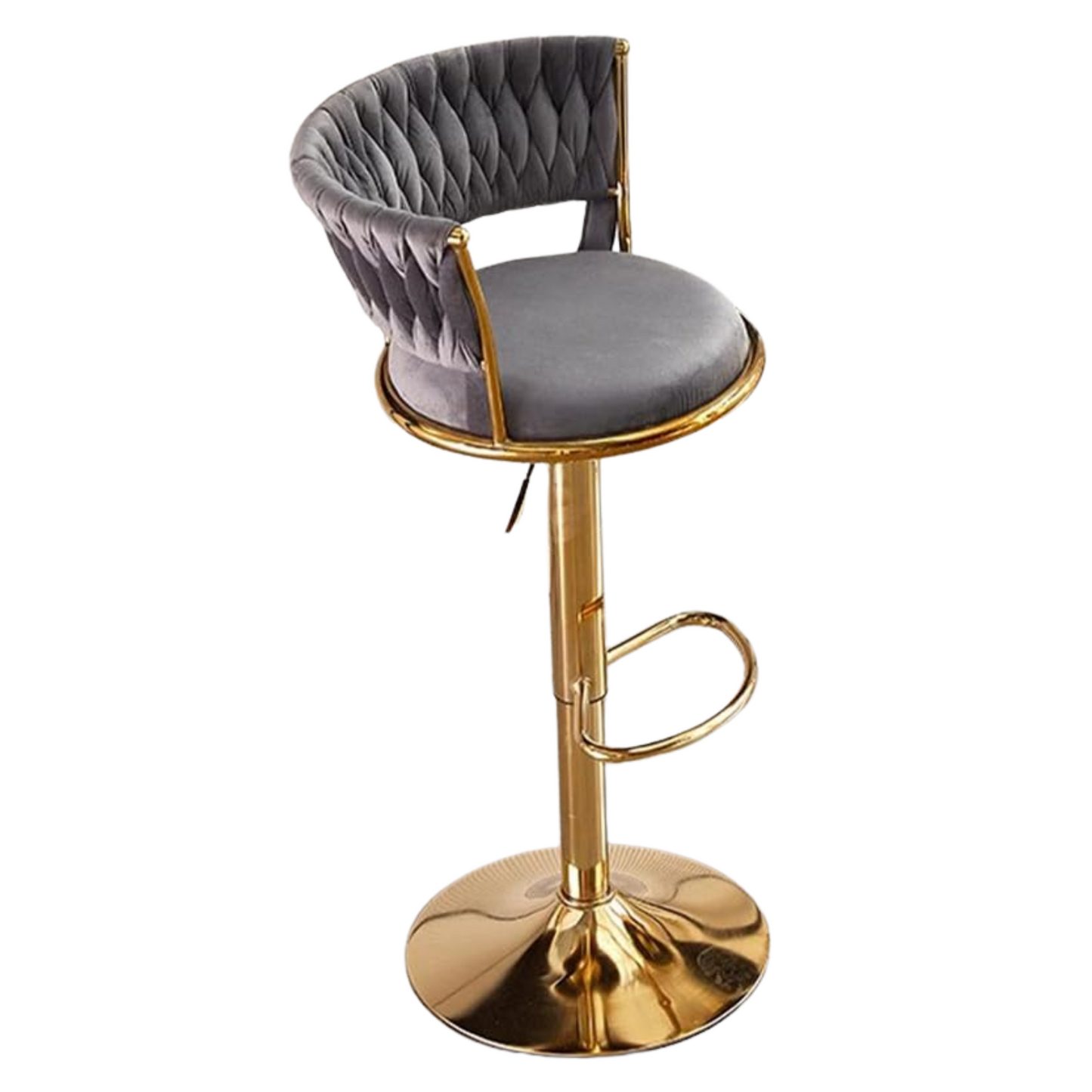 Taburete giratorio de metal con estilo Moderno